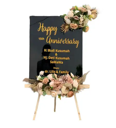 Papan Bunga Akrilik Sumba Barat