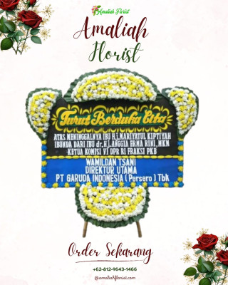 Papan Bunga Duka di Sumba Barat