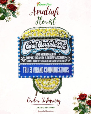 Papan Bunga Duka di Sumba Barat